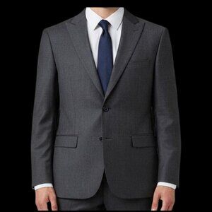 Andrew Fezza Men's Suit Jacket/Blazer Charcoal 44R